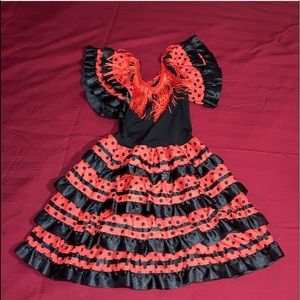 Costume Spanish Flamenco Dress